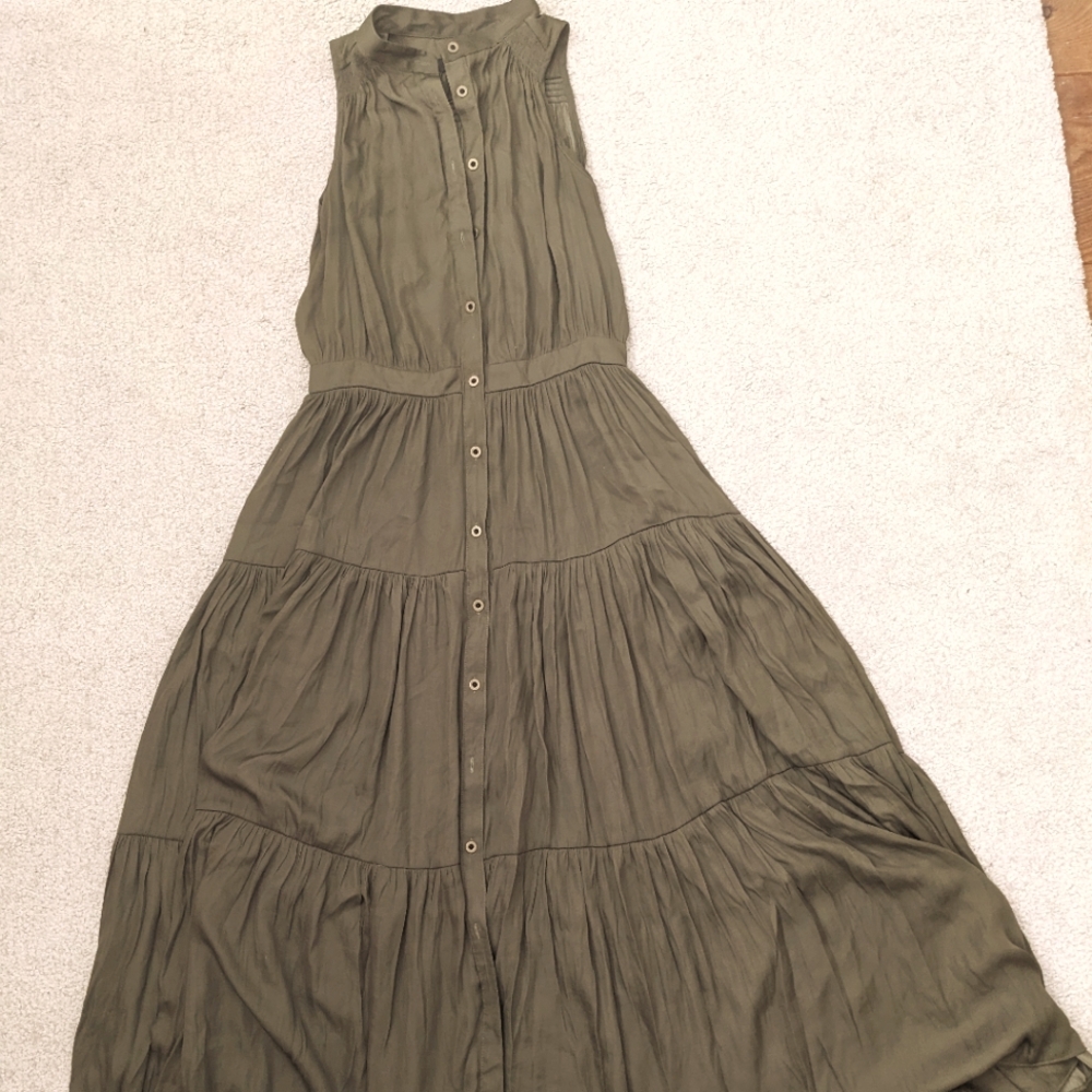 Olive Maxi dress (banana republic  00)